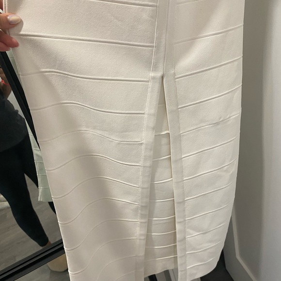 NWT Herve Leger Halter Icon Dress Medium - Picture 6 of 9